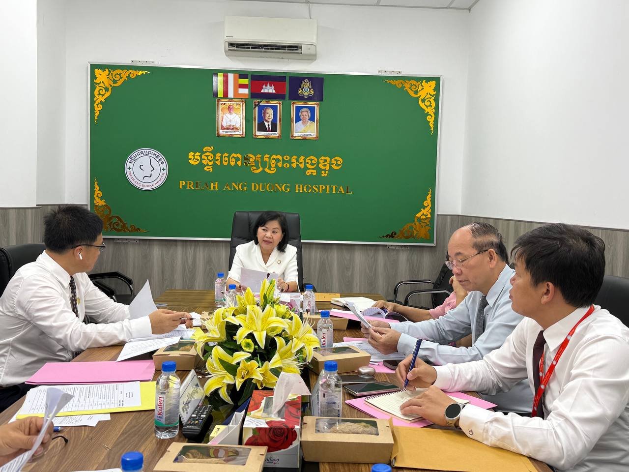 កិច្ចប្រជុំក្រុមប្រឹក្សាភិបាលមន្ទីរពេទ្យព្រះអង្គឌួង សម័យសាមញ្ញលើកទី១ ឆ្នាំ២០២៥ អាណត្តិទី២